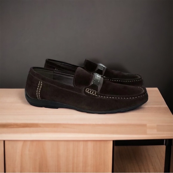 Salvatore Ferragamo Other - 🔥 Salvatore Ferragamo moccasin suede loafers Brown -SIZE 12